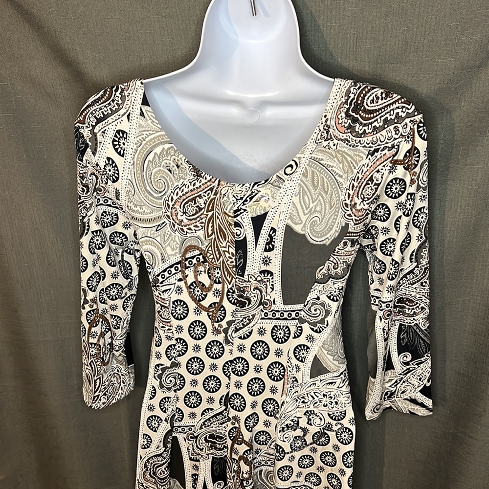 Joy’s Paris Long Sleeve Mini Dress, size Small/Medium - Picture 7 of 8